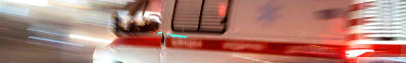 photo of close up ambulance